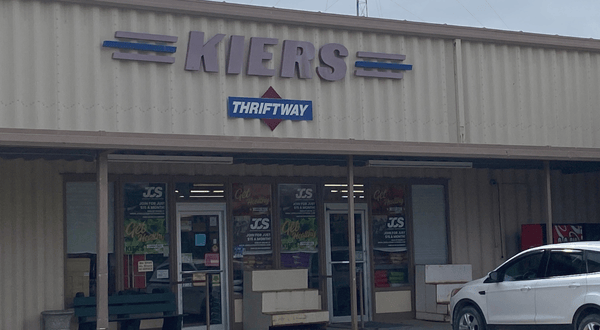 Storefront of Kier's Thriftway