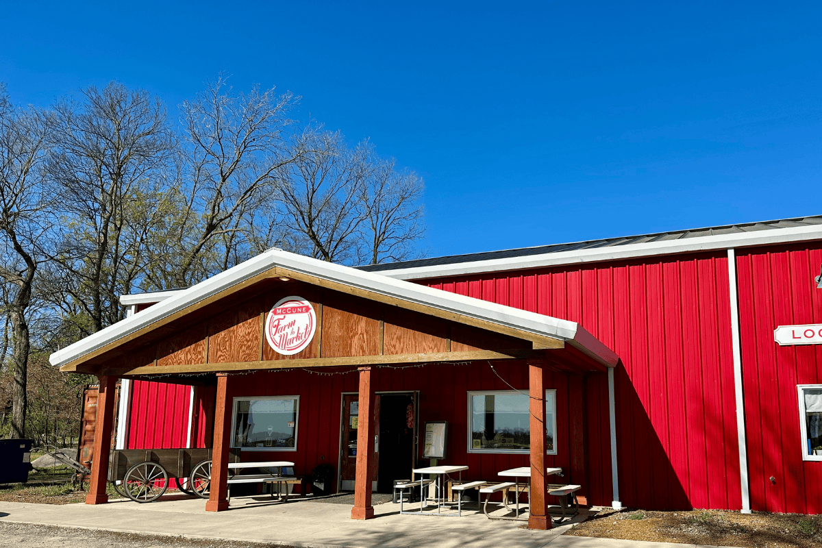 Storefront of McCune Farm to Market